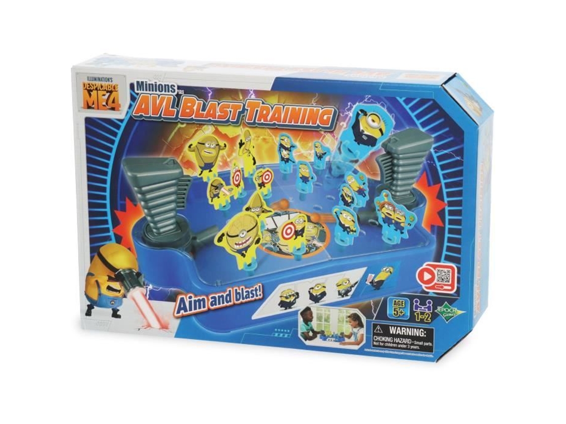 Juego de precisión Epoch Games Minions Avl Blast Training ¡Ataca y derrumba a los Minions! Era de la infancia