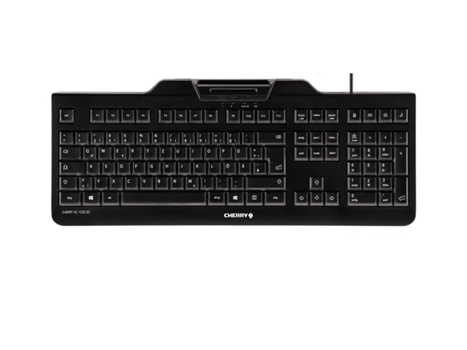 Teclado CHERRY KC 1000 SC (Con Cable - Layout US - Teclado Numérico)