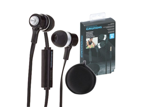 Auriculares estéreo con cable Grundig con funda micro