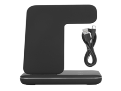 Estação De Carregamento Sem Fio 3 Em 1 15w Carregador Para Celular Relógio Fone De Ouvido Suporte Celular