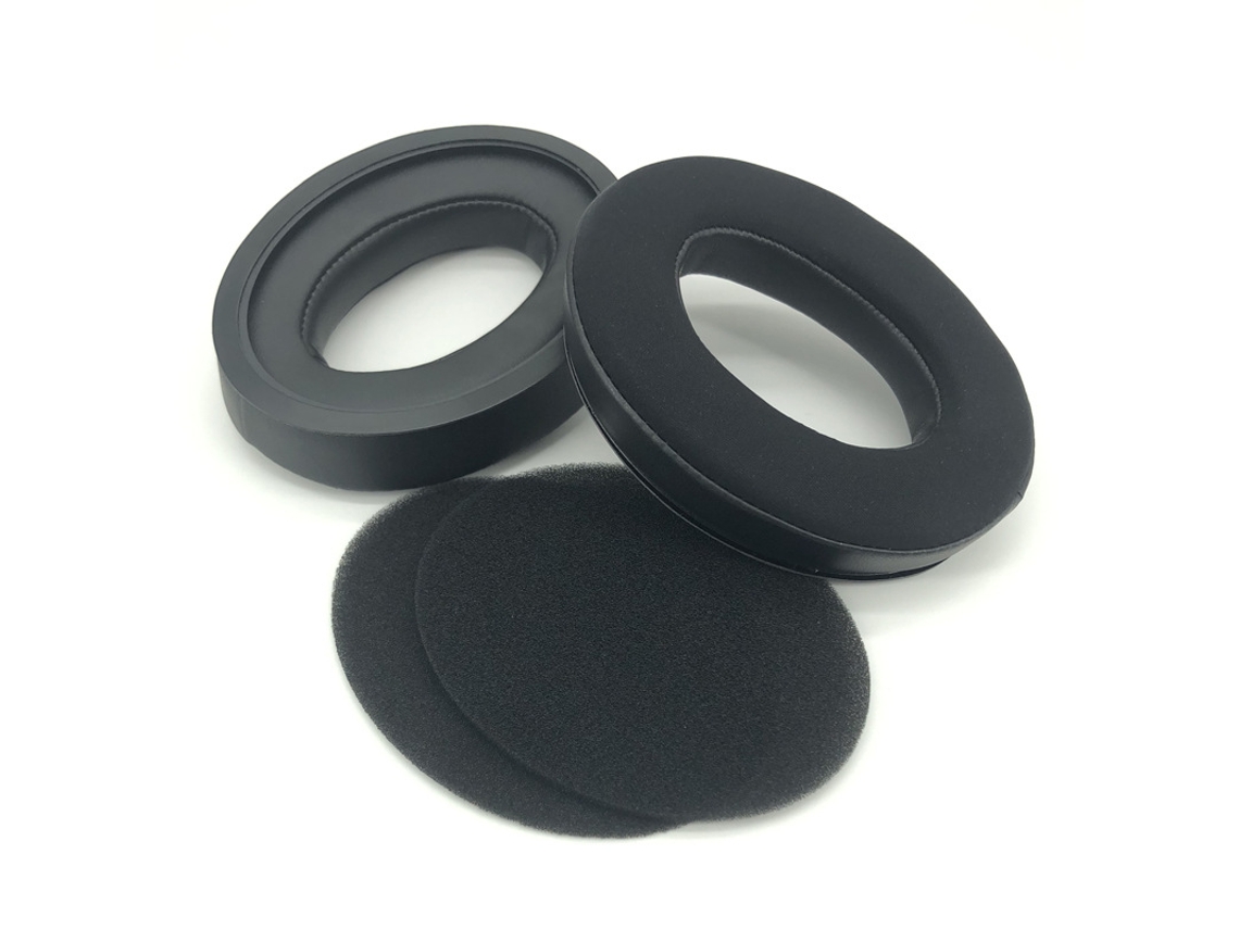Almohadillas para auriculares Sennheiser HD555, espuma suave con gel Ice Cool, color negro.