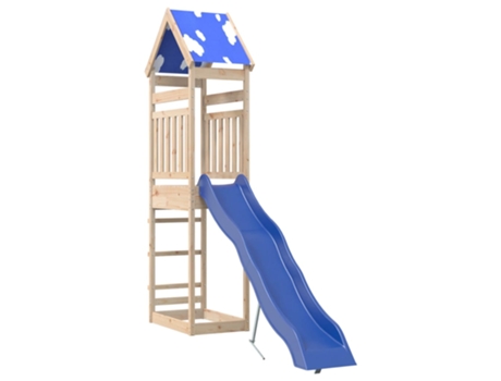 Parque infantil de exterior de VIDAXL madera maciza de pino
