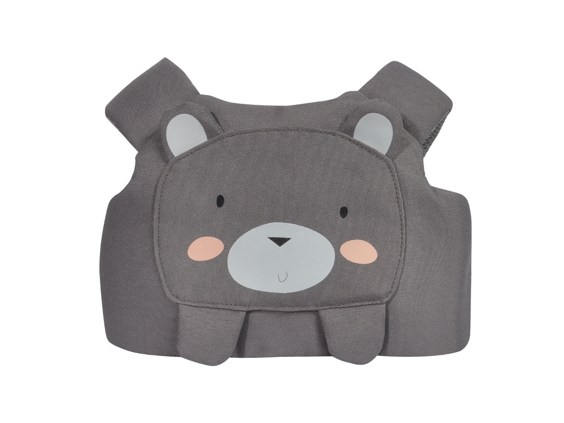 Arnés para caminar Kikkaboo para bebé color gris oso