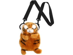 Bolso Bandolera De Peluche Con Estampado De Tigre, Bonito Diseño De Dibujos Animados, Para Mujer.