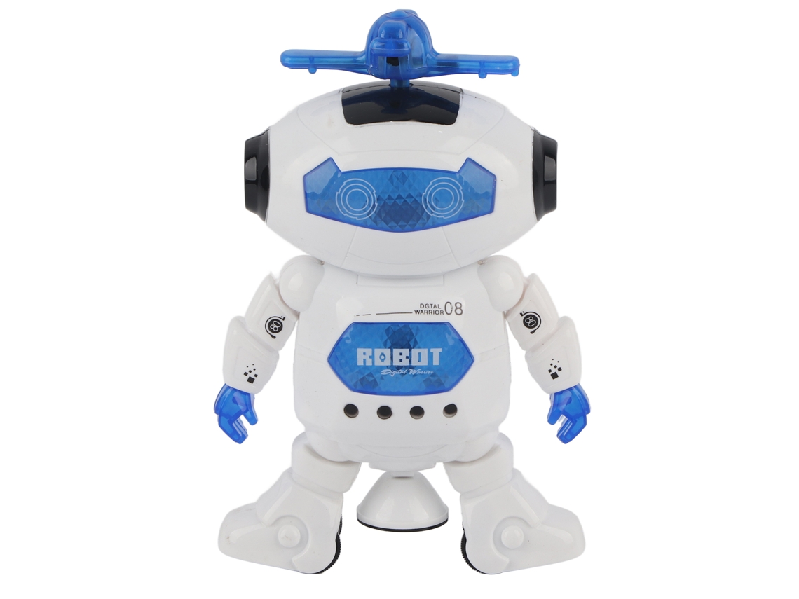 Robot Humanoide De Juguete Con Luces Y Baile Giratorio De 360°, Regalo Para Niños.