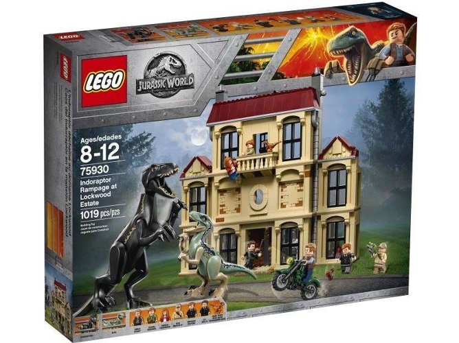 LEGO Jurassic World: El Indoraptor Rampage en Lockwood Estate - 75930 (Edad Mínima: 8 - 1019 Piezas)