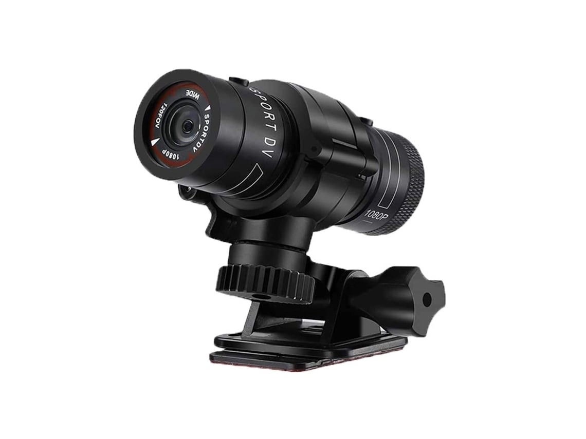 Cámara para casco de motocicleta 1080p, gran angular de 120°, cámara deportiva con función de video y fotografía, cámara de acción impermeable C USHION