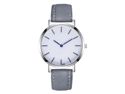 Reloj De Pulsera De Cuarzo Unisex Zhoulianfa, Informal, Moderno, Gris, A La Moda.