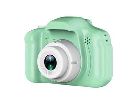 Cámara Fotográfica Infantil SLOWMOOSE Digital Cartoon 2 Pulgadas HD USB Recargable Verde