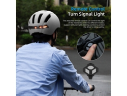 Jinwei-casco De Ciclismo Con Señales De Giro Led Luz Delantera Y Trasera Control Remoto Impermeable Para Hombre Mujer Bicicleta Patinete Eléctrico