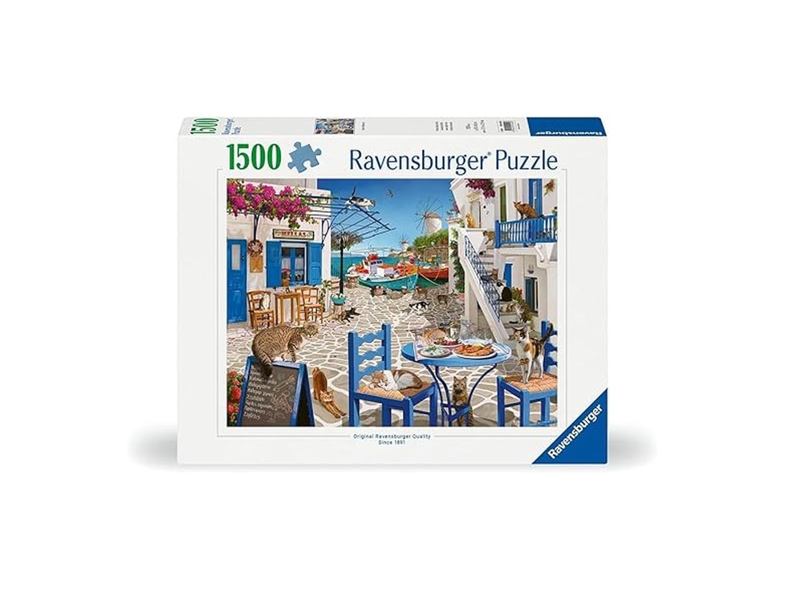 Rompecabezas Ravensburger Mykonos de 1500 piezas 12001450 P25
