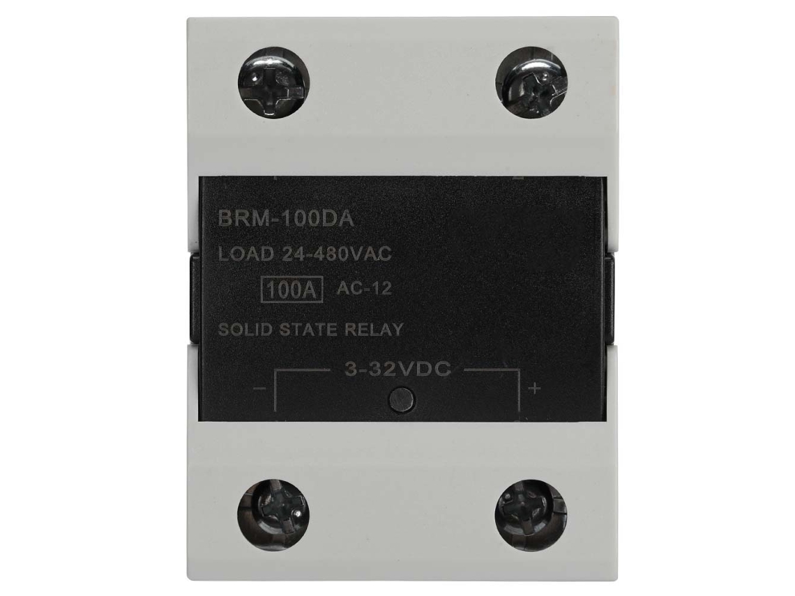 Relé De Estado Sólido 24-480vac Para Automatización Industrial Brm-100da 60a