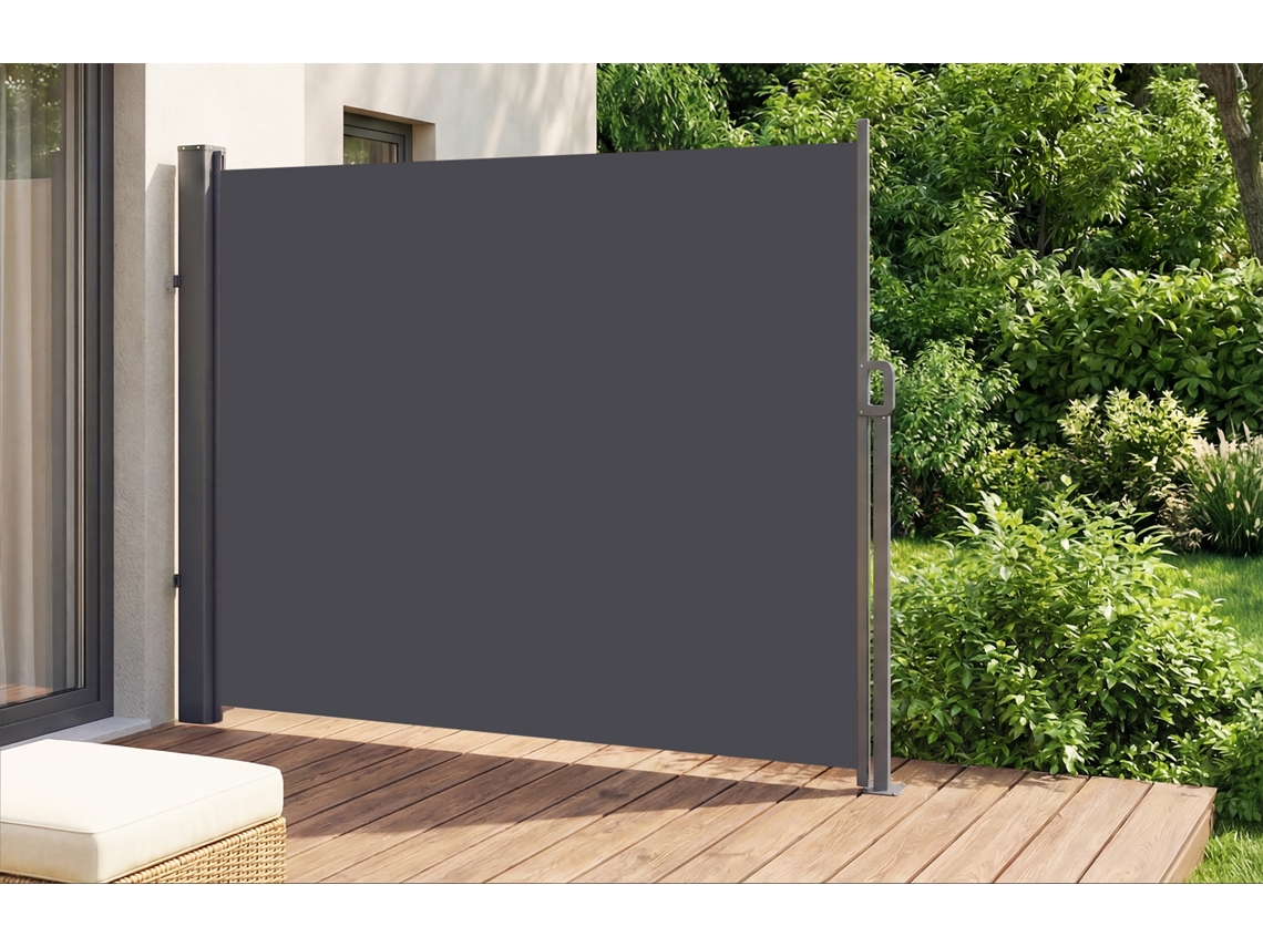 Silla Lateral Retrã¡ctil Pilat De 3x1,6 M, Gris Antracita