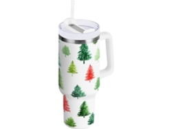Árbol Navidad Vaso Botella Taza Acero Inoxidable - Vaso Térmico Portátil