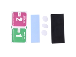 Disipador De Calor De Aluminio Negro Con Pasta Térmica, 6,0 W, 70 X 30 X 21 Mm, M2 2280