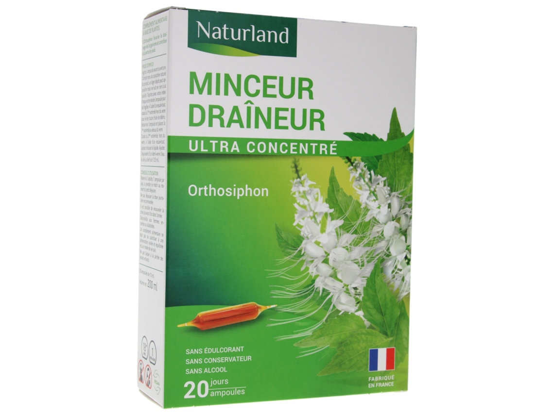 Drenante Adelgazante 20 Ampollas de 10 Ml NATURLAND