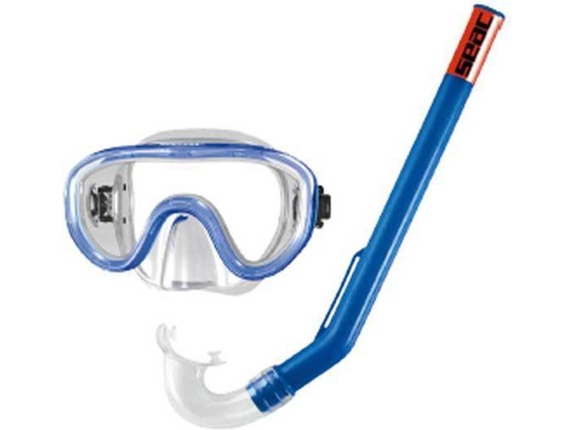 Conjunto De Máscara E Tubos Frontales de Buceo SEACSUB Bis Marina Siltra
