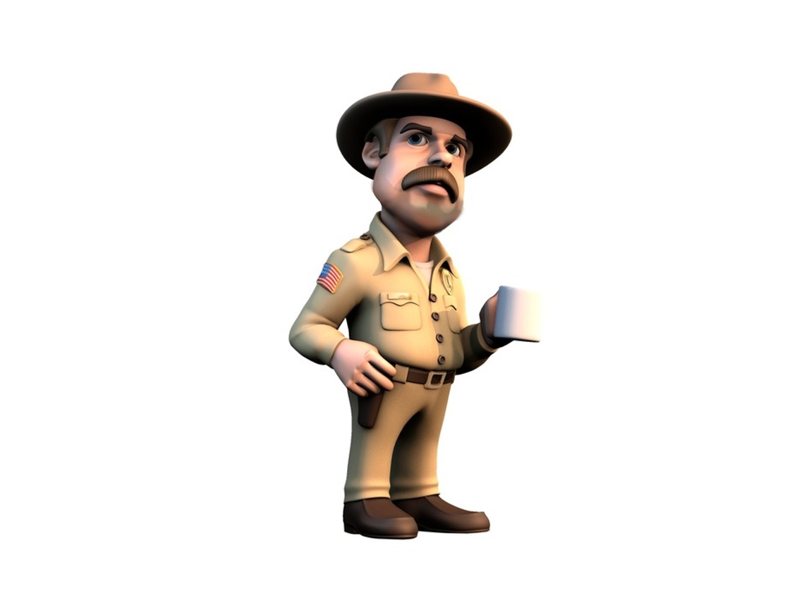 Stranger Things Pvc Figura Hopper 12 Cm Beige MINIX