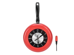 Reloj de pared decorativo Baok de aluminio, ideal para cocinas, comedores y bares.