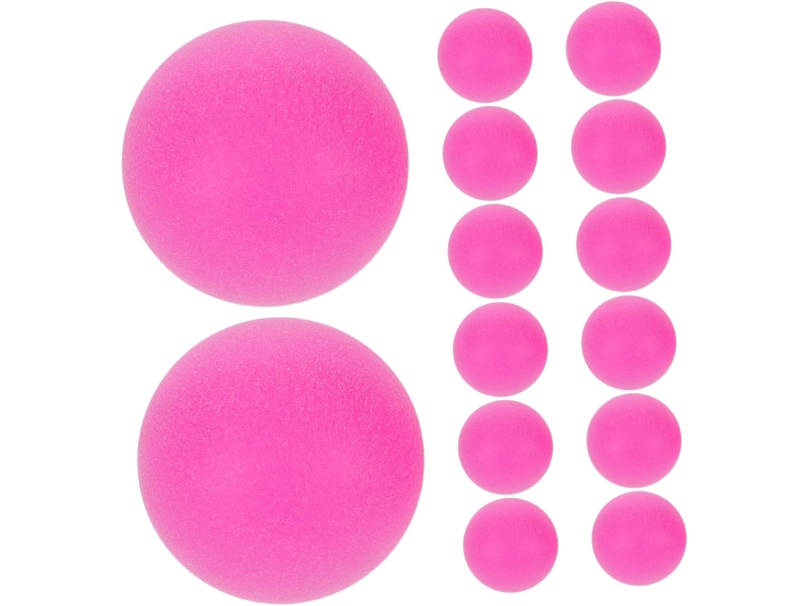 50 Bolas De Bingo De Plástico De Colores Con Esferas Blancas