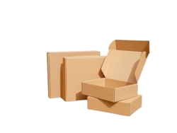 Cajas de regalo, embalaje versátil, diseño elegante, caja marrón, 20 unidades, 23 x 15 x 4,5 cm