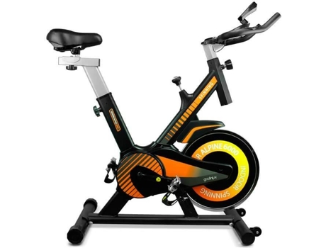 Gridinlux Trainer Alpine 6000 bicicleta spinning volante inercia 10 kg regulación total de intensidad pantalla lcd con fitness grindilux 104 50 115