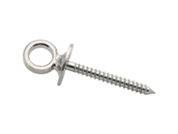 Ojal Tornillo Para Madera En Acero Inox. Øhilo 8mm Longitud 80mm Uc2 Chapuis