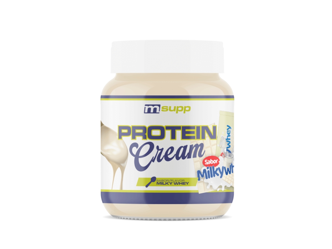 Crema de proteína de suero de leche con chocolate blanco de 250 g de Mm Supplements