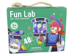 Rompecabezas para niños: Rompecabezas de laboratorio con 48 elementos. B.active