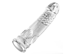 Preservativo Extendido Texturado Punto Latex Suave Para Hombres Manga Reutilizable