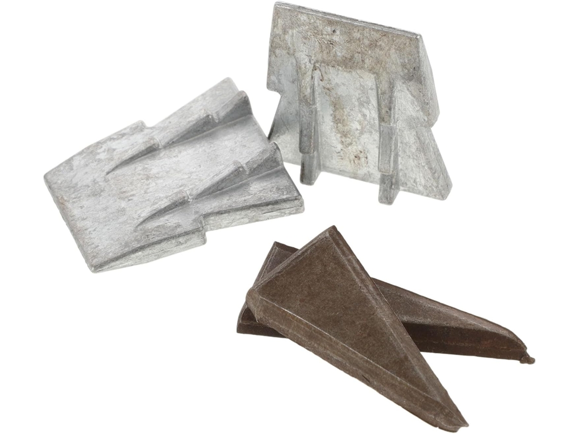 4 Cuñas Metálicas Cónicas Para Hachas – Paquete De Cuñas Metálicas De Alta Resistencia