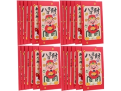 60 sobres rojos de Año Nuevo (hongbao) para un Año Nuevo afortunado y próspero.