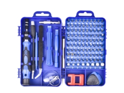 Kit De Destornilladores Multifuncionales 115 En 1 Para Reparar Teléfonos Y Relojes - Herramienta Manual Azul