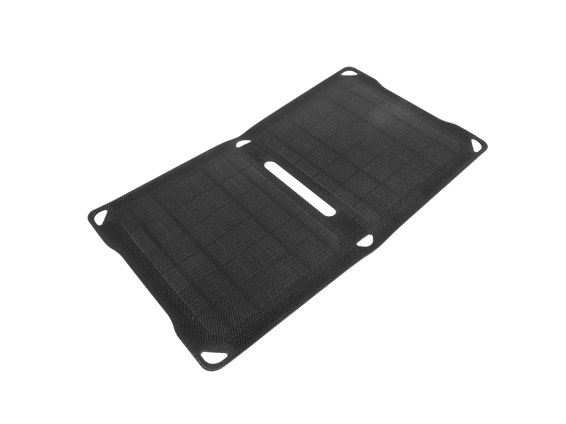 Panel solar plegable portátil de 14 W con carga USB y tipo C