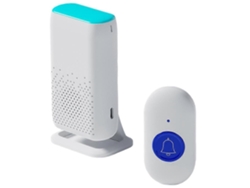 Nuevo timbre inalámbrico D320 con vibración y luz intermitente, localizador inteligente para personas mayores, localizador de emergencia inalámbrico resistente al agua, sistema de alerta.