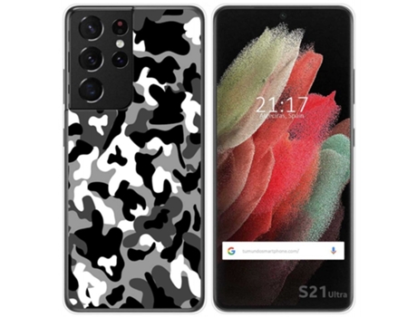 Carcasa Samsung Galaxy S21 Ultra 5G TUMUNDOSMARTPHONE Dibujos Multicolor