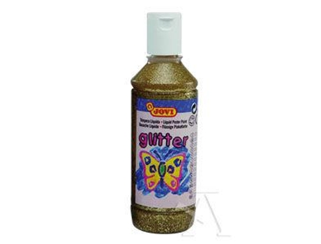 Bote Tempera Liquida Glitter Jovi 250Ml Oro