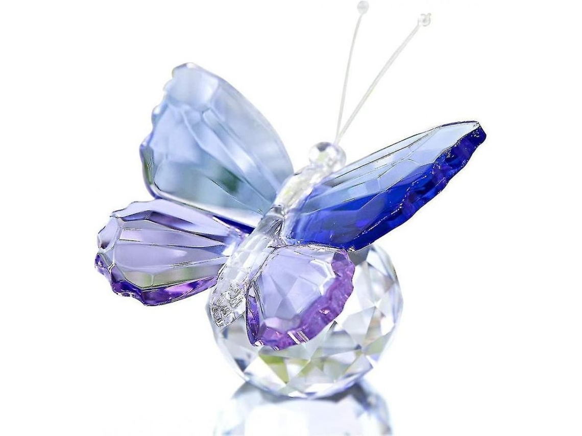 Figura de polilla voladora con casa de cristal y bola para decoración del hogar