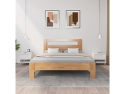 Mesas Cabeceira LOVELY HOME Mesinha 2 Pcs 50X46X50Cm Deriv.Madeira Branco Brilhante