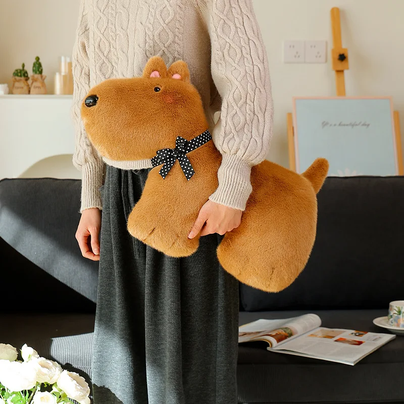(marrón, 50 Cm) Almohada/respaldo Para Perro Adulto Con Soporte Lumbar