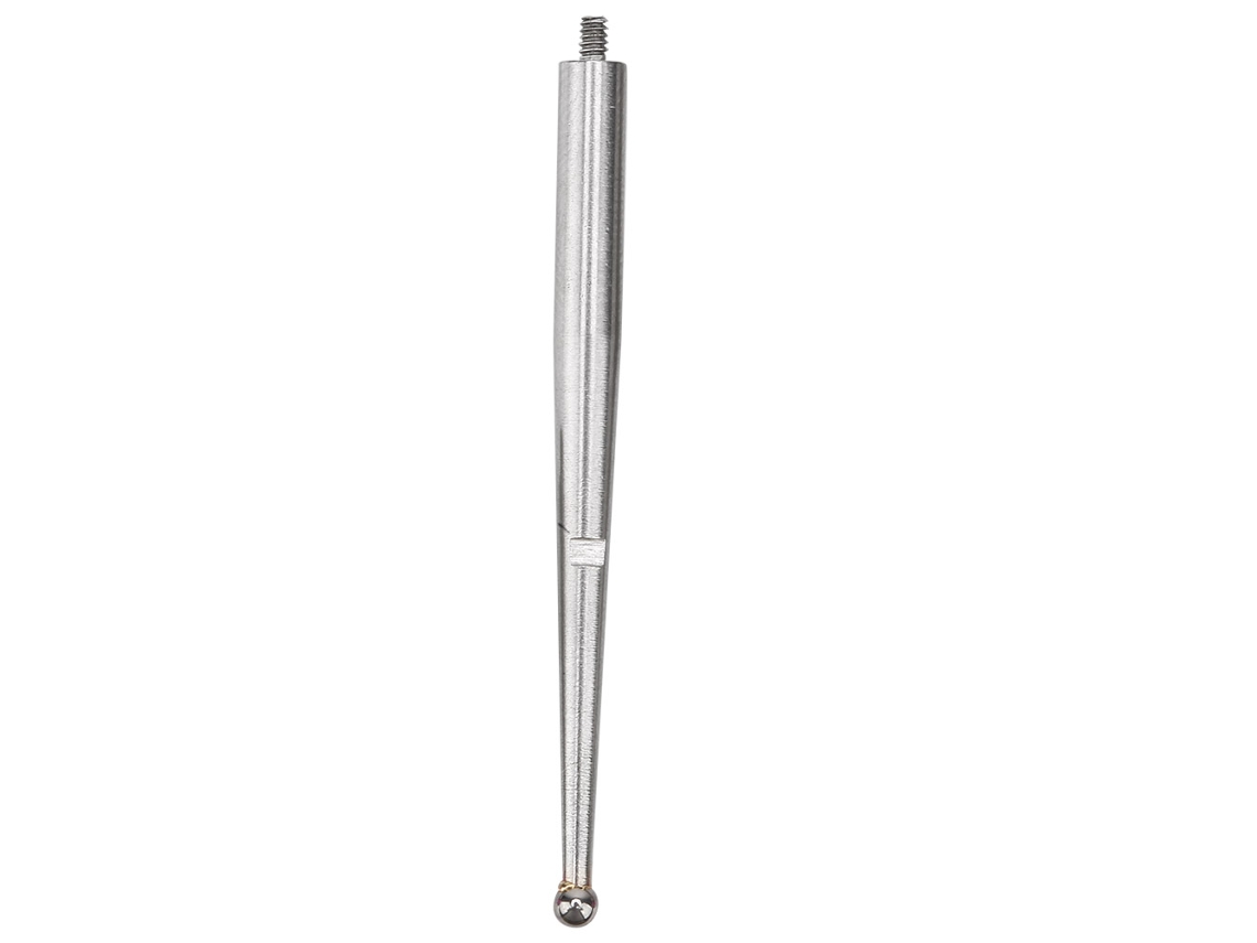 Sonda de calibre con panel y riel de cola de milano, punta de tungsteno/rubí