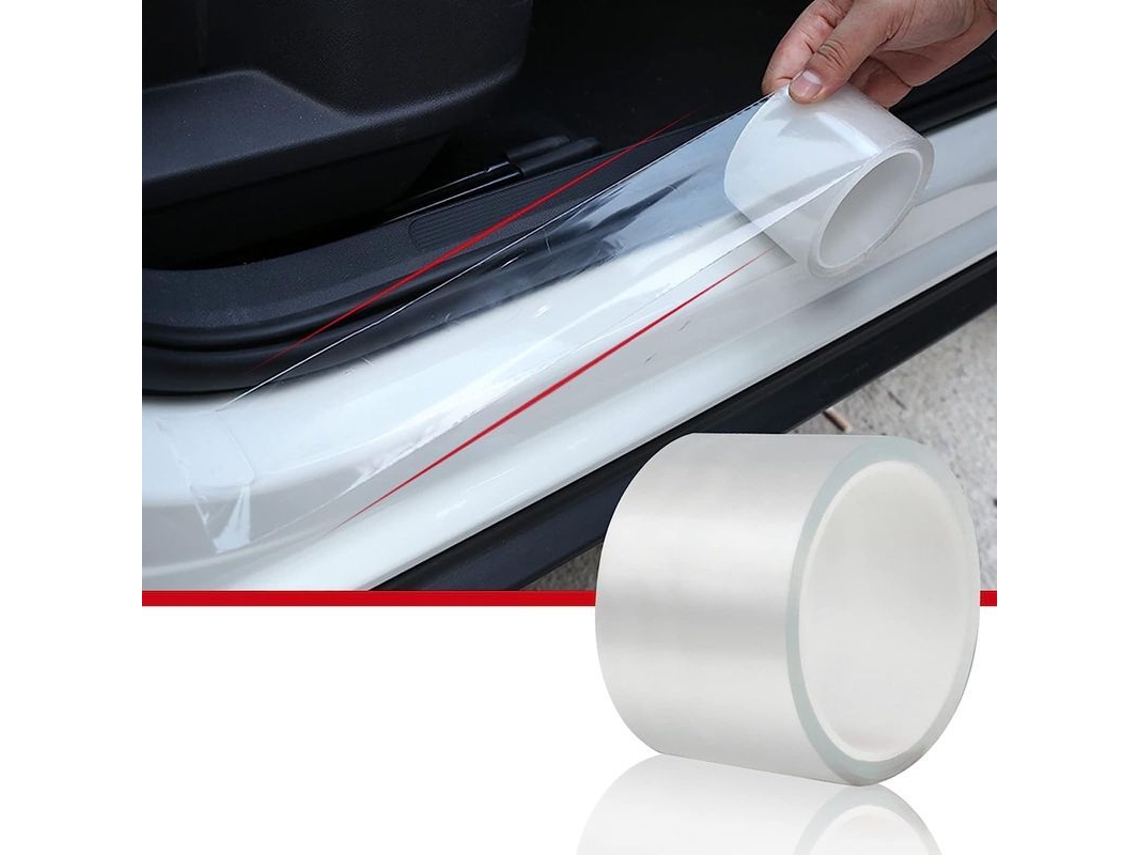 2026altiro-protector Universal Transparente Para El Borde De La Puerta Del Coche, 10 M X 7 Cm, Para Evitar Arañazos Y Daños.