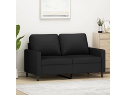 Sofá De 2 Plazas | Sofá De Salón | Sofá De Descanso Terciopelo Negro 120 Cm Wsd922309
