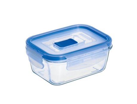 LUMINARC Pure Box Active - Recipiente Hermético 0.38L con Válvula en Vidrio Templado