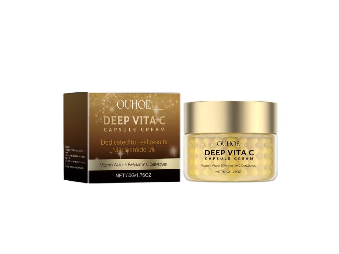 Crema hidratante antiarrugas con vitamina C