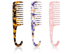 3 Peines De Gancho De Dientes Anchos, Peine De Ducha, Peine Desenredante, Peine Para El Cabello