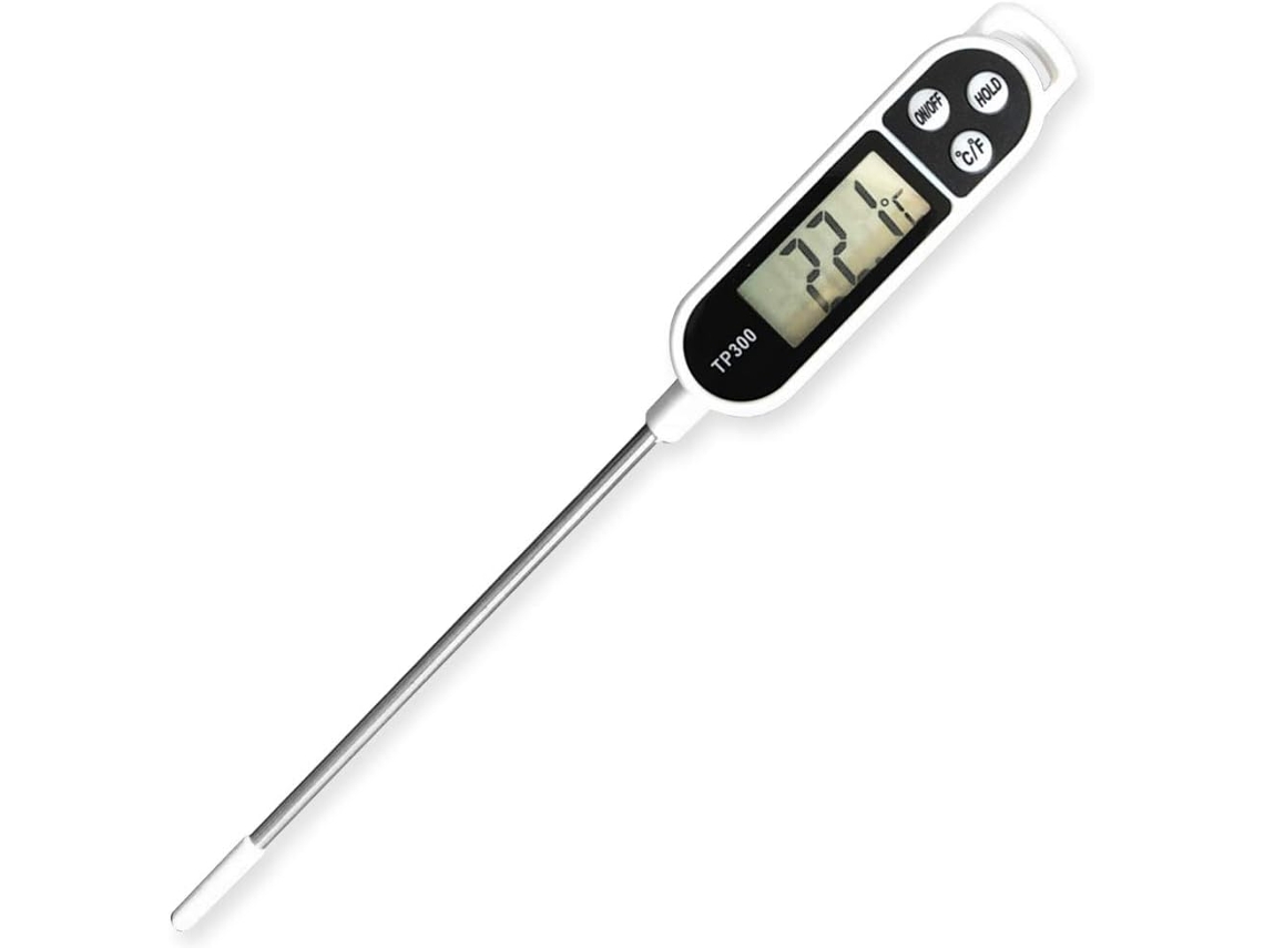 Termómetro Digital Universal Para Cocina - Para Carne - Rango De Temperatura: 50 °c A 300 °c - Intercambiable Entre Celsius Y Fahrenheit