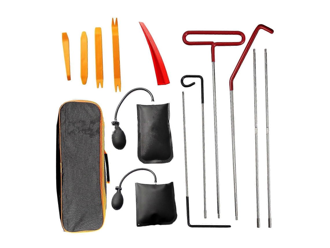 Kit de herramientas para abrir puertas de coche, cerradura de emergencia, bomba de aire universal, 14 piezas