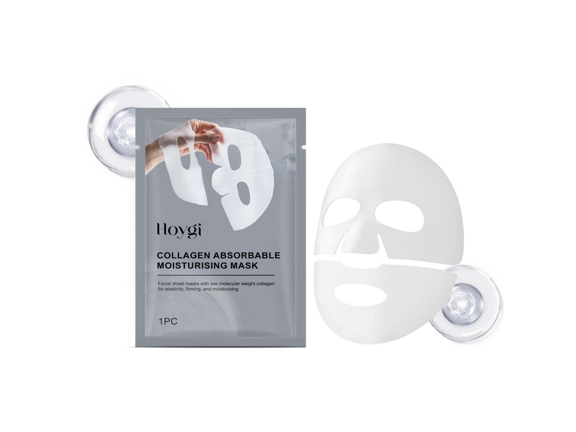 Mascarilla facial de colágeno - Tratamiento antiarrugas profundo - Hidrata, humecta y reduce las líneas de expresión.