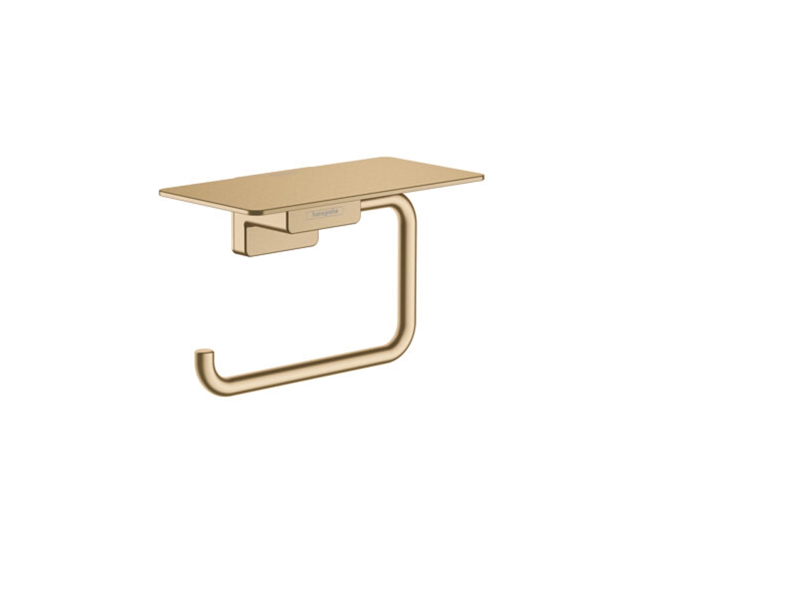 Portarrollos AddStoris de HANSGROHE, con repisa, 41772, Portarrollos AddStoris de HANSGROHE, con repisa, 41772, Color: Bronce cepillado